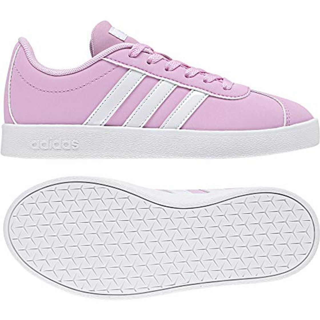 Place Adidas Vl Court 2.0 K Zapatillas de deporte Unisex adulto, Rosa