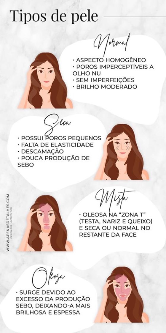 Moda Tipos de pele 