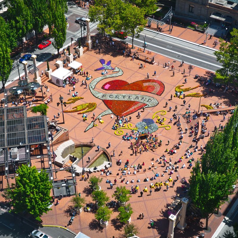 Place Pioneer Courthouse Square