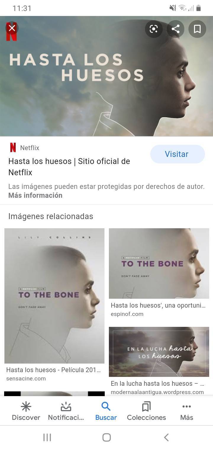 Película Hasta los huesos