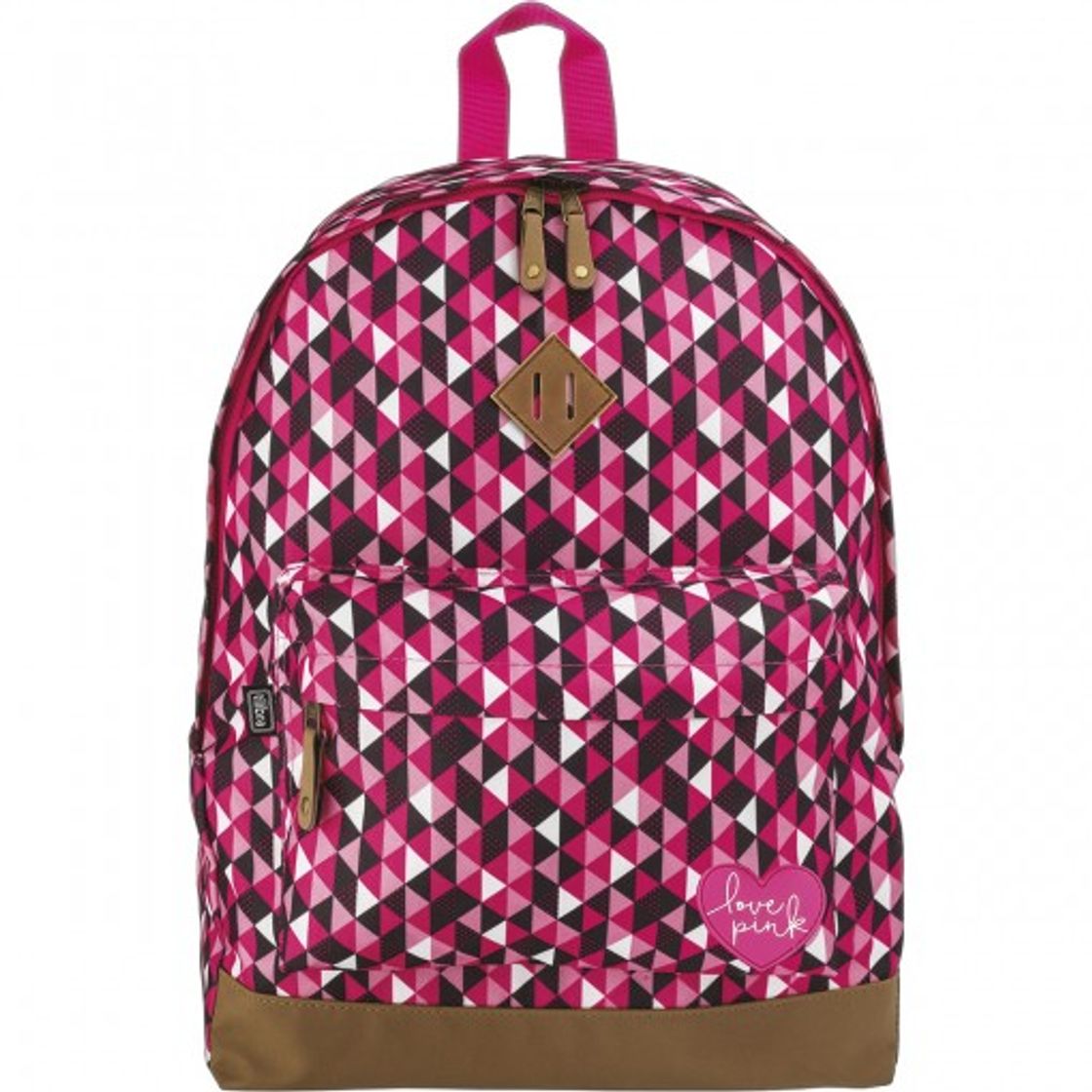 Moda Oferta: Mochila Jovem Costa Plus Love Pink, Tilibra https://