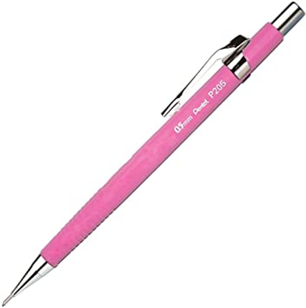 Fashion Lapiseira Sharp P200 0.5 Mm + Grafite, Pentel, Rosa https://