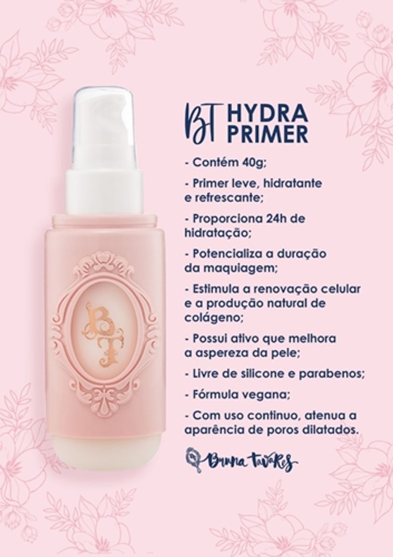 Moda Hydra primer bruna tavares,maravilhoso de lindo e hidratação