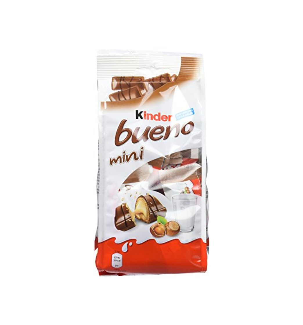 Social Kinder Bueno Mini Barritas con Relleno de Leche y Avellanas