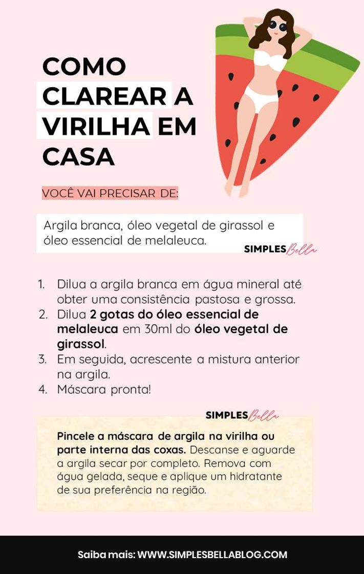 Fashion Como clarear a virilha em casa 