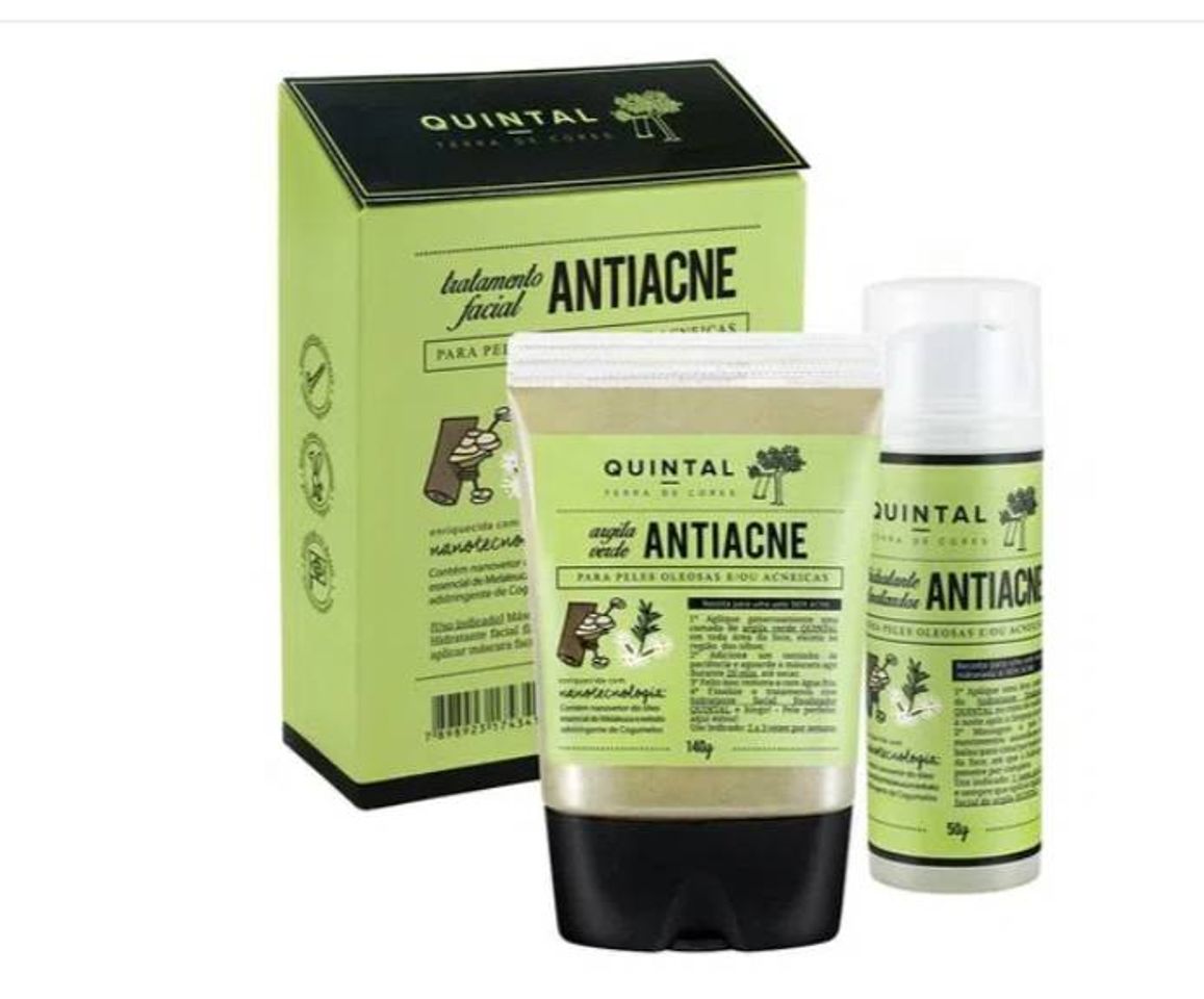 Fashion Quintal Tratamento Antiacne Kit - Máscara + Hidratante