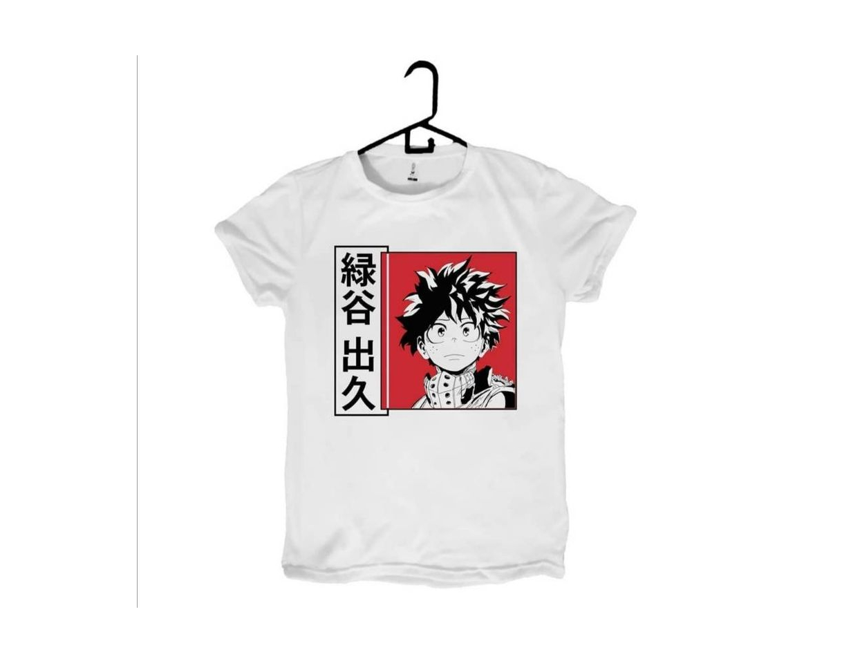 Moda Camiseta blanca Deku Boku no hero academia