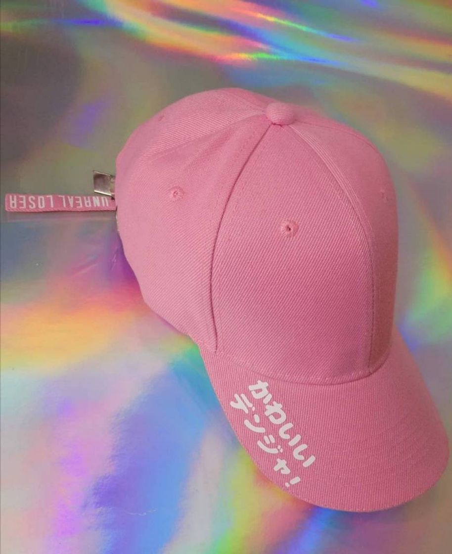 Moda Gorra rosa Japanese aesthetic vaporwave