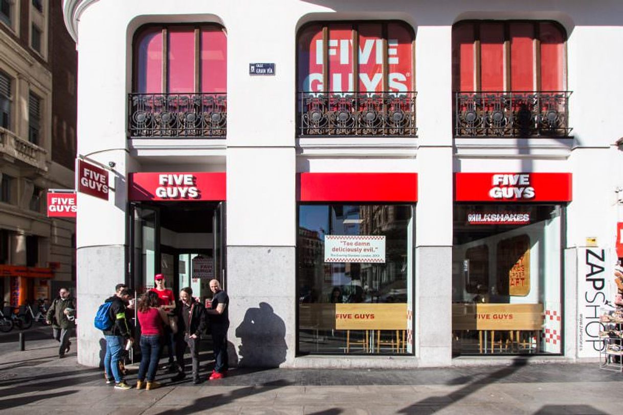 Restaurantes Five Guys - Gran Vía