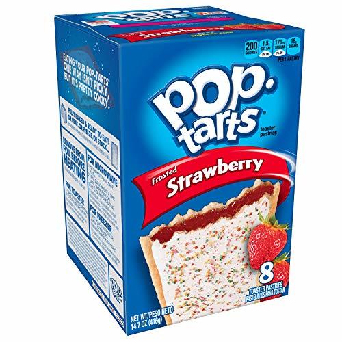 Social Kelloggs Pop Tarts Relleno de Fresa y Glaseado