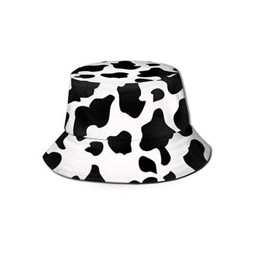 Cow Print Bucket Hat Unisex Sun Hat Fisherman Packable Trave Cap Fashion Outdoor Hat