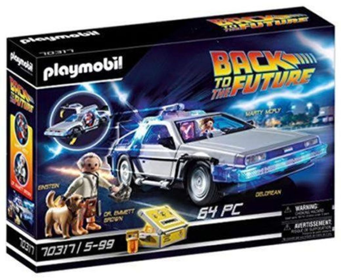 Product PLAYMOBIL- Back to The Future Delorean con Efectos de Luz, A Partir