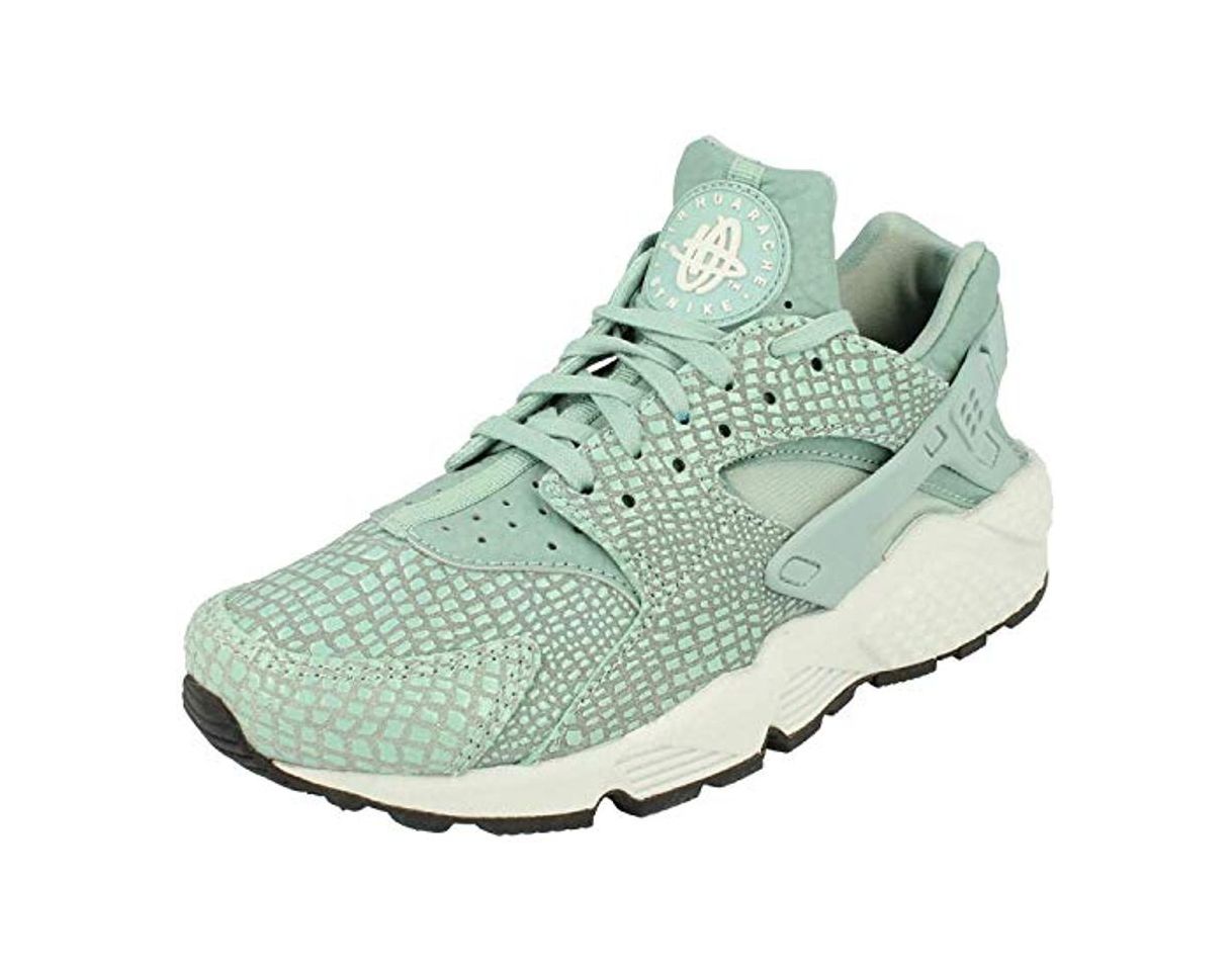 Moda Nike Wmns Aire Huarache Run Estampado, Mujer Zapatillas - Cannon Puro Platino