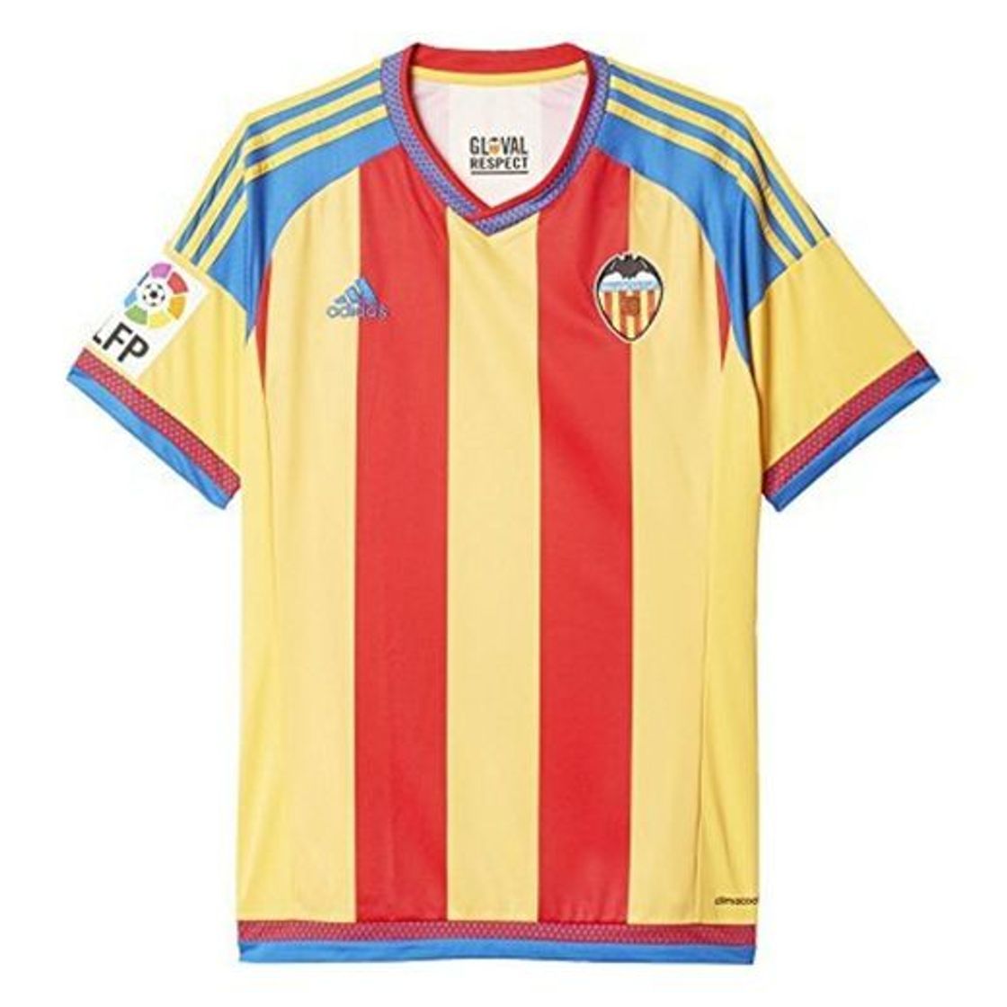 Lugares 2º Equipación Valencia C.F 2015/2016 - Camiseta oficial adidas