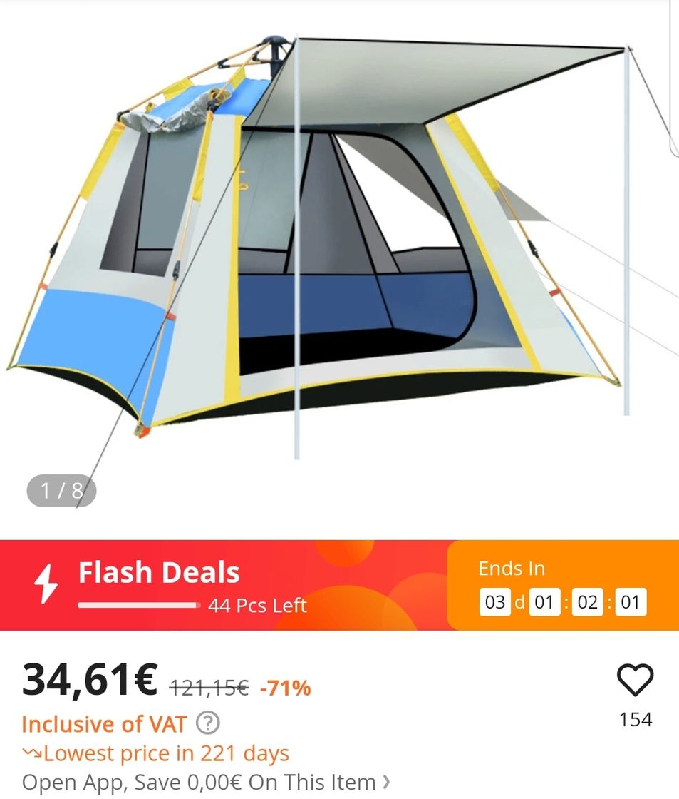 Fashion PROMO tenda de campismo 