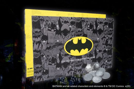  Edición limitada calendario de adviento monedas Batman