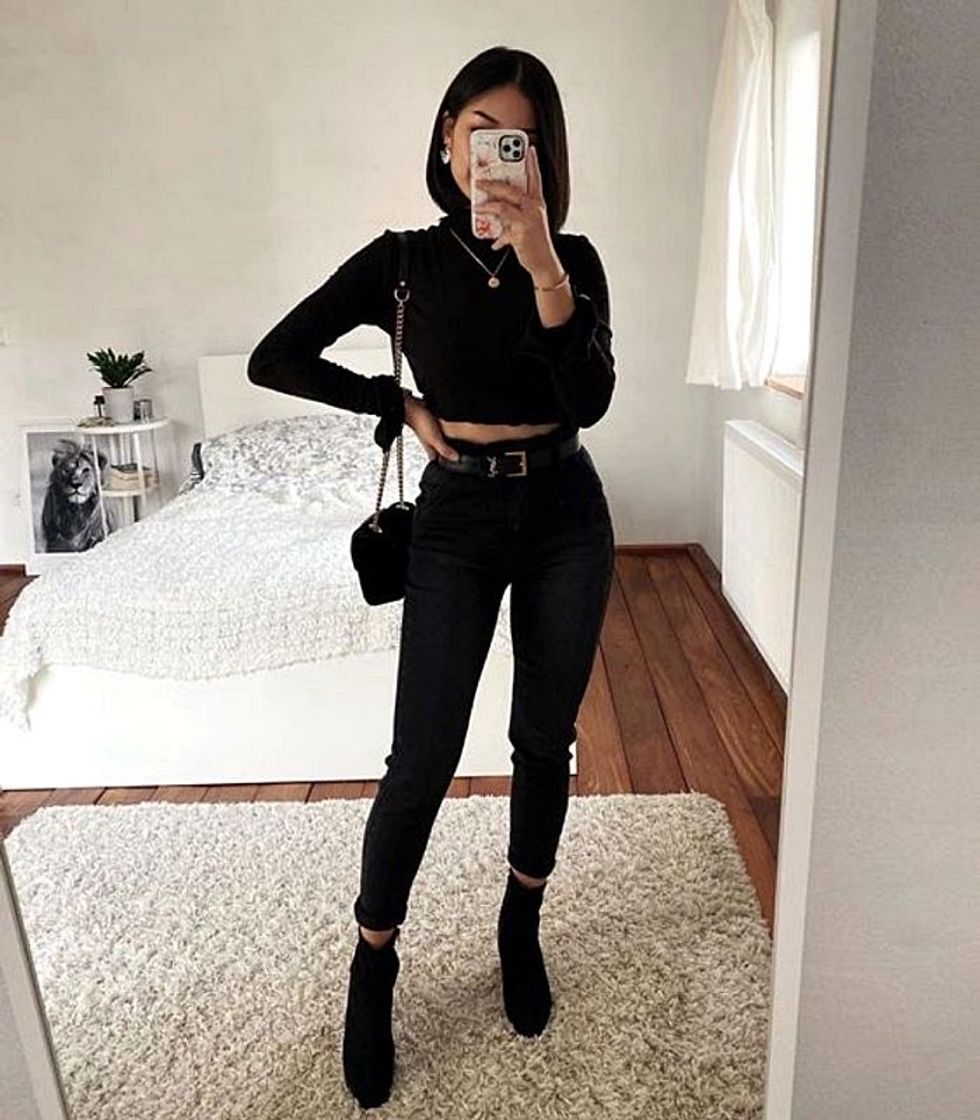 Fashion all black 🖤