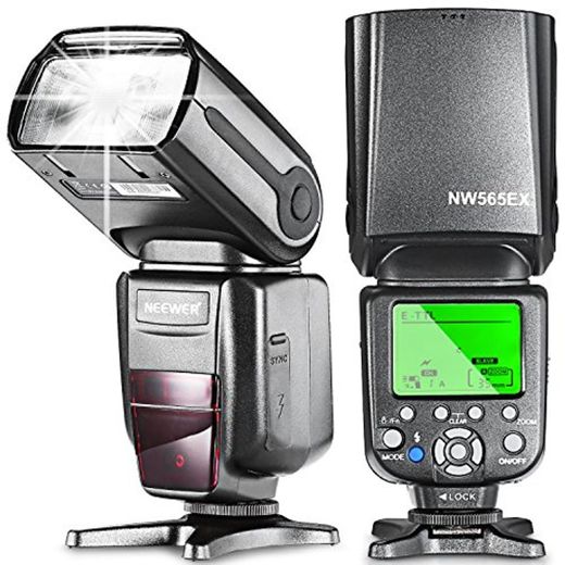 Neewer NW565EX E-TTL Flash Esclavo Speedlite para Canon 7D Mark II