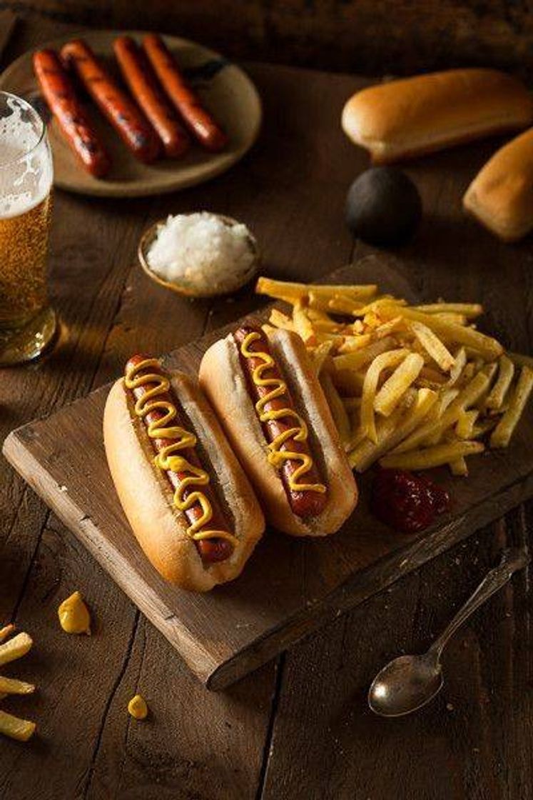 Restaurants Barbecue hot dog🌭🥤