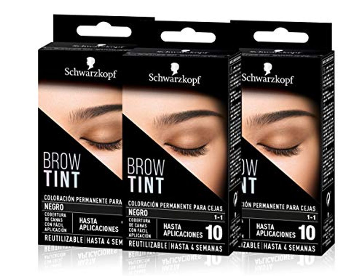 Producto Schwarzkopf Brow Tint - Tinte De Cejas Negro Tono 1.1