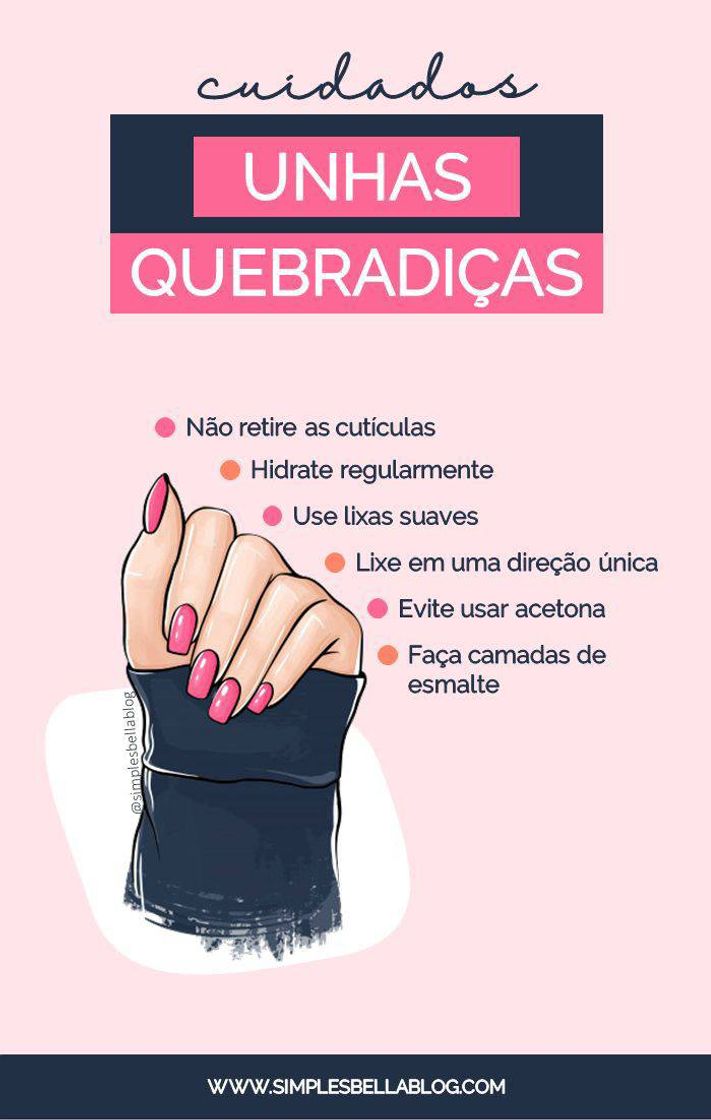 Moda  Cuidados com as unhas💅