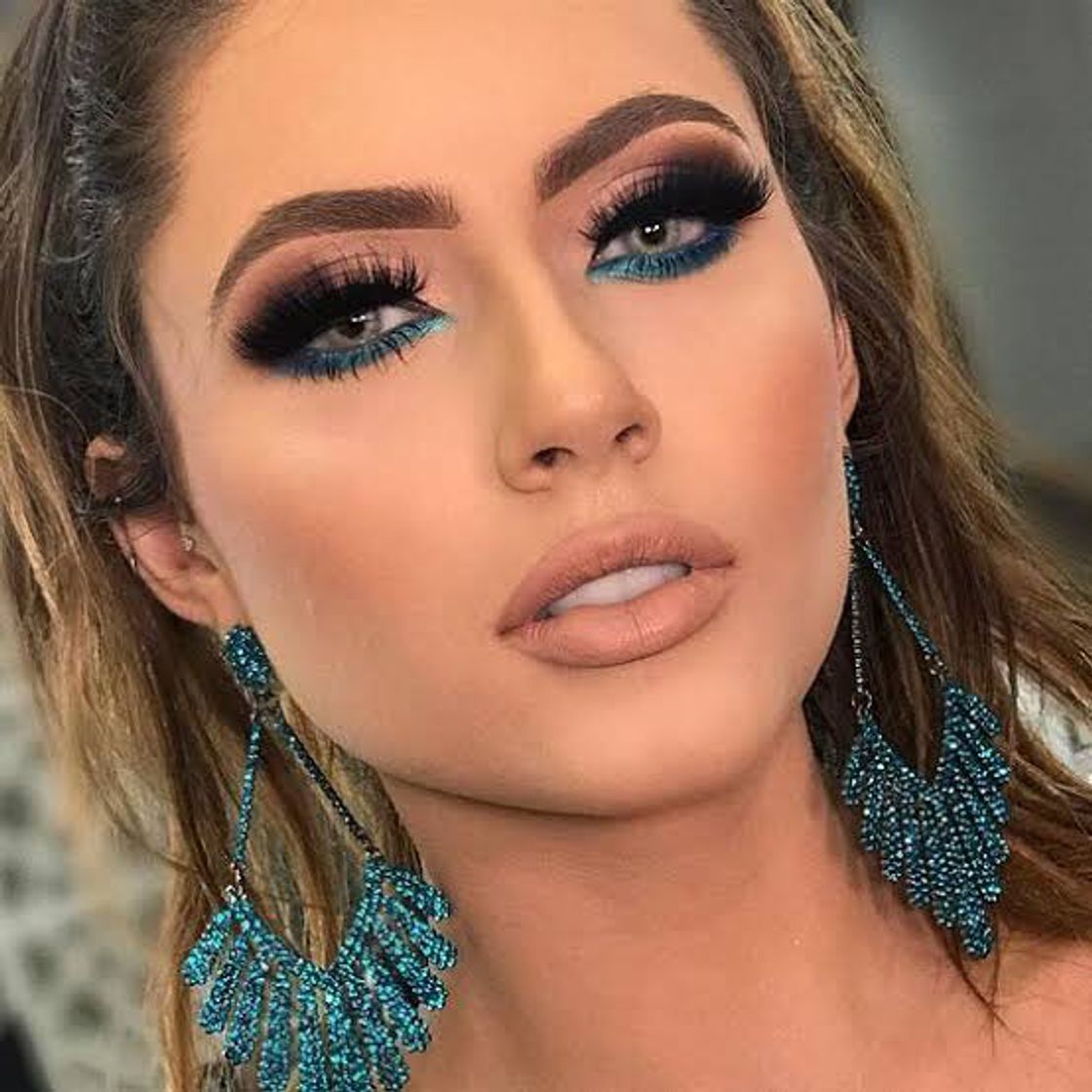 Moda Olhos nude e azul