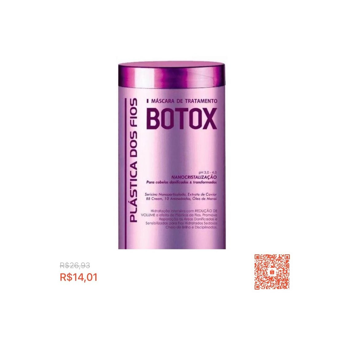 Producto Botox capilar 