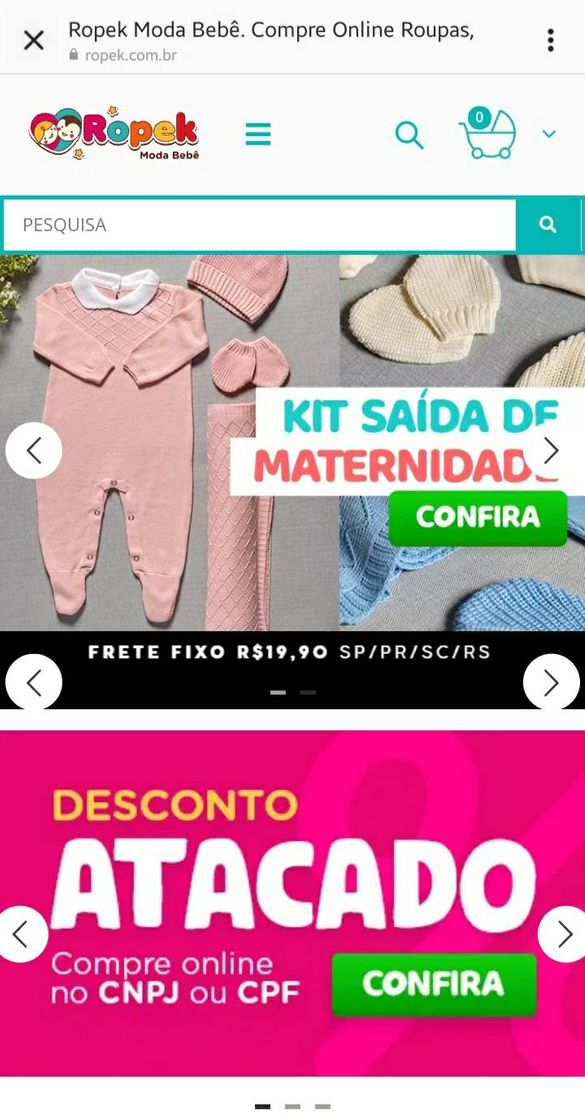 Fashion Melhor loja para comprar roupas de bebês to apaixonada