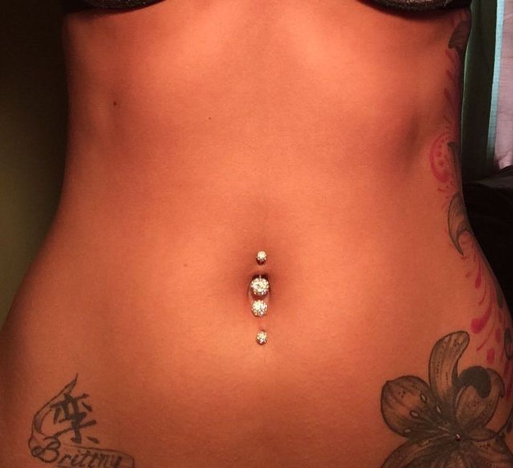 Social Piercing no umbigo 💖