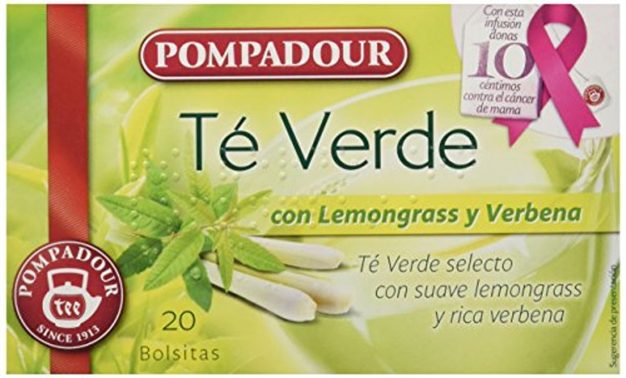 Producto Pompadour Té Verde con Lemongrass y Verbena