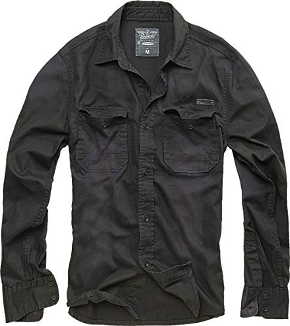 Fashion Brandit Hardee Denim Shirt Camisa