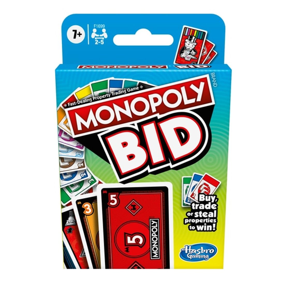 Fashion Monopoly Bid Game, Quick-Playing Card Game 