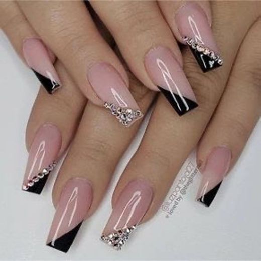 Unhas de gel e fibras👍