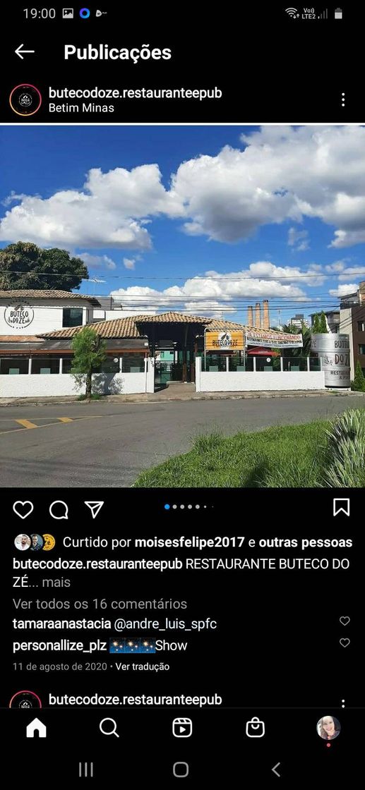 Restaurantes Buteco do zé