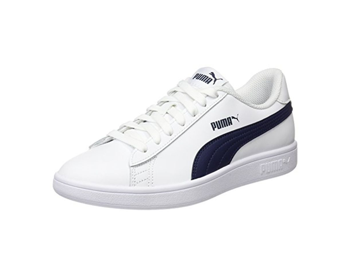 Moda PUMA Smash V2 L, Zapatillas Unisex Adulto, Blanco White