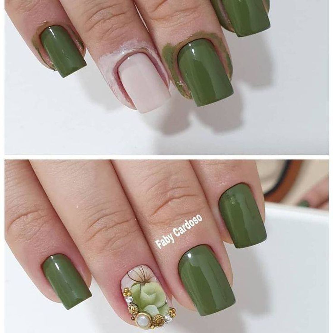 Moda Unhas verdes 