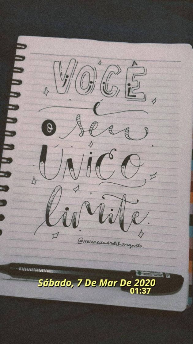 Moda Meu tiktok de lettering ❤