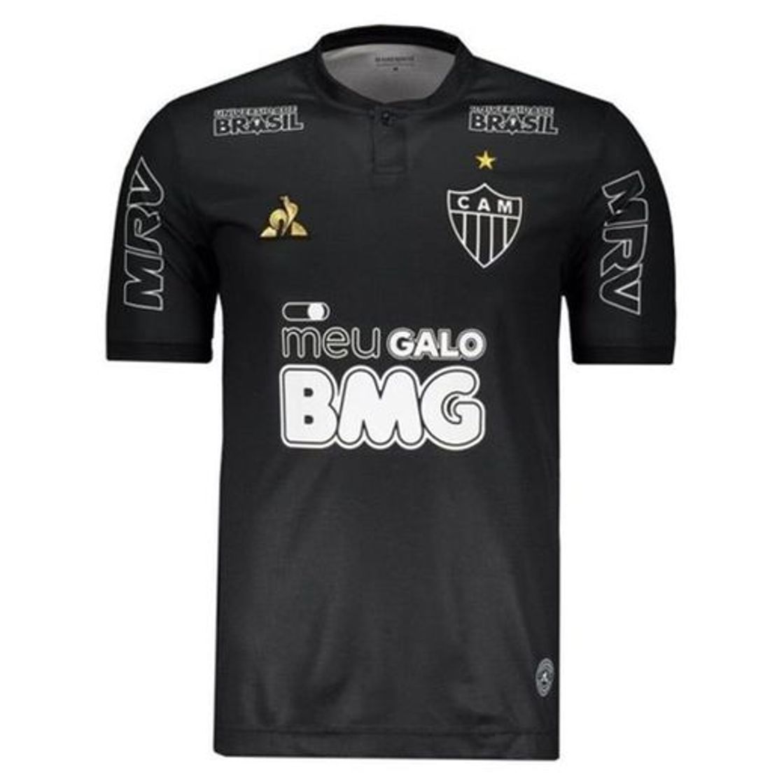 Moda Camisa Le Coq Sportif Atlético Mineiro III 2019 - Preto | Netshoes