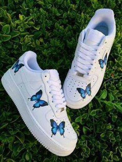 Tenis de borboletas azuis 🦋🦋