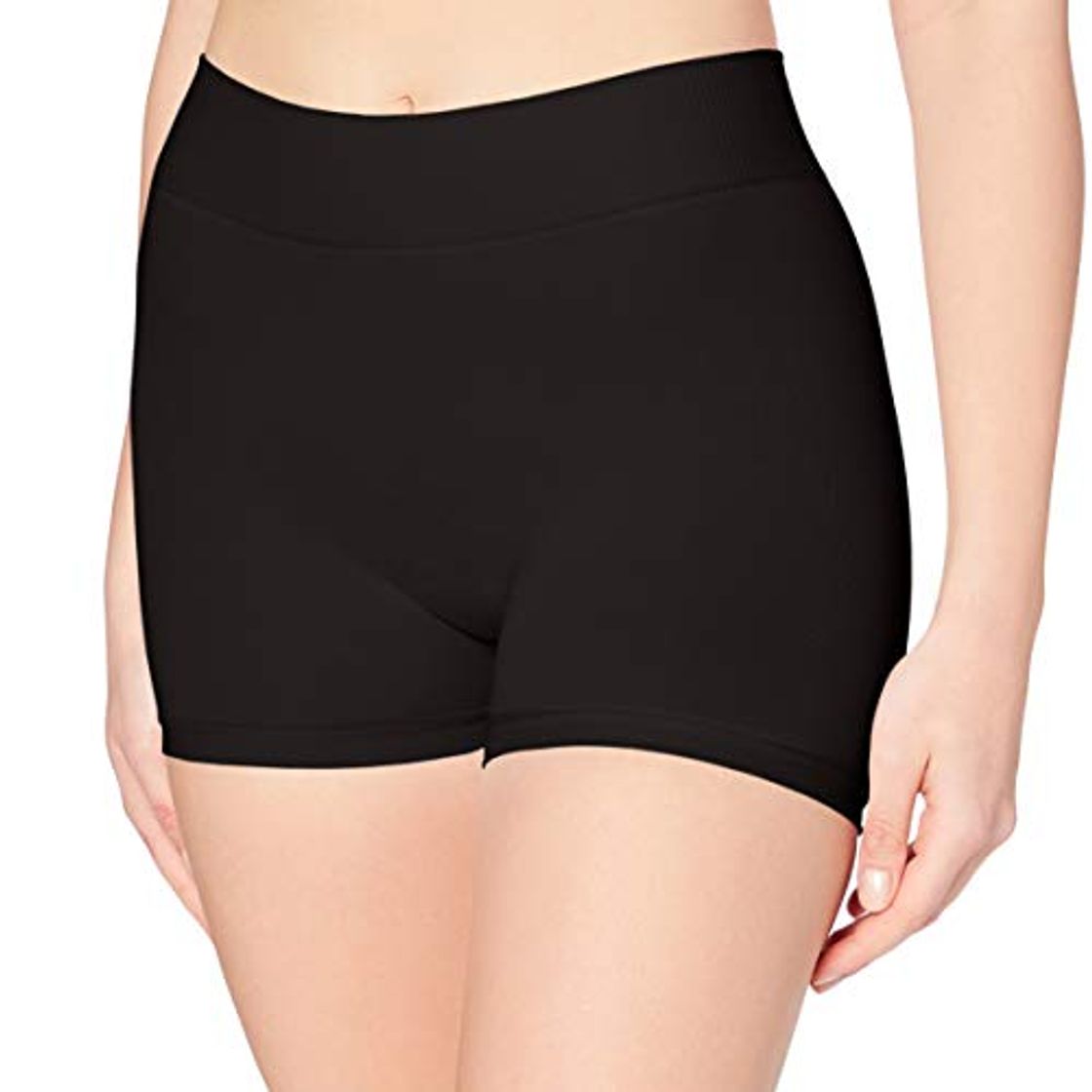 Moda PIECES Pclondon Mini Shorts Noos Culotte, Negro