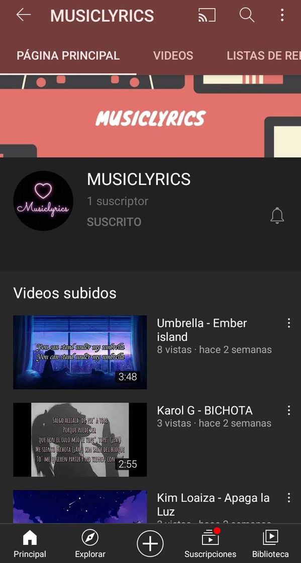 Moda Este es un canal donde puedes encontrar música con su letra.