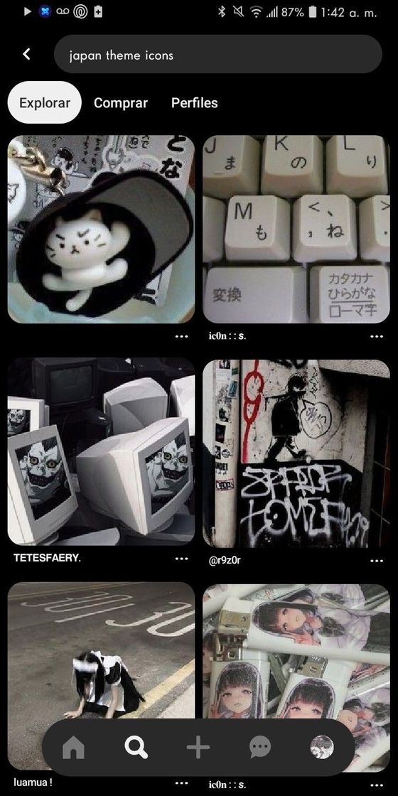 Social Japan theme icons