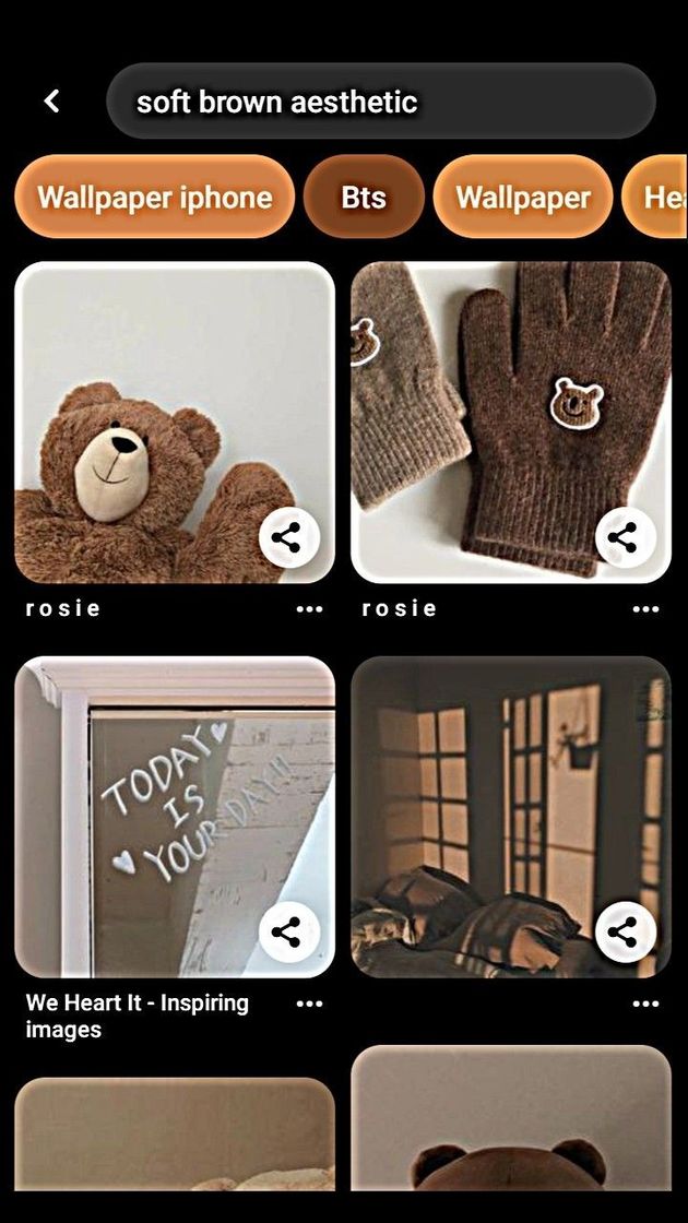 Social soft brown aesthetic