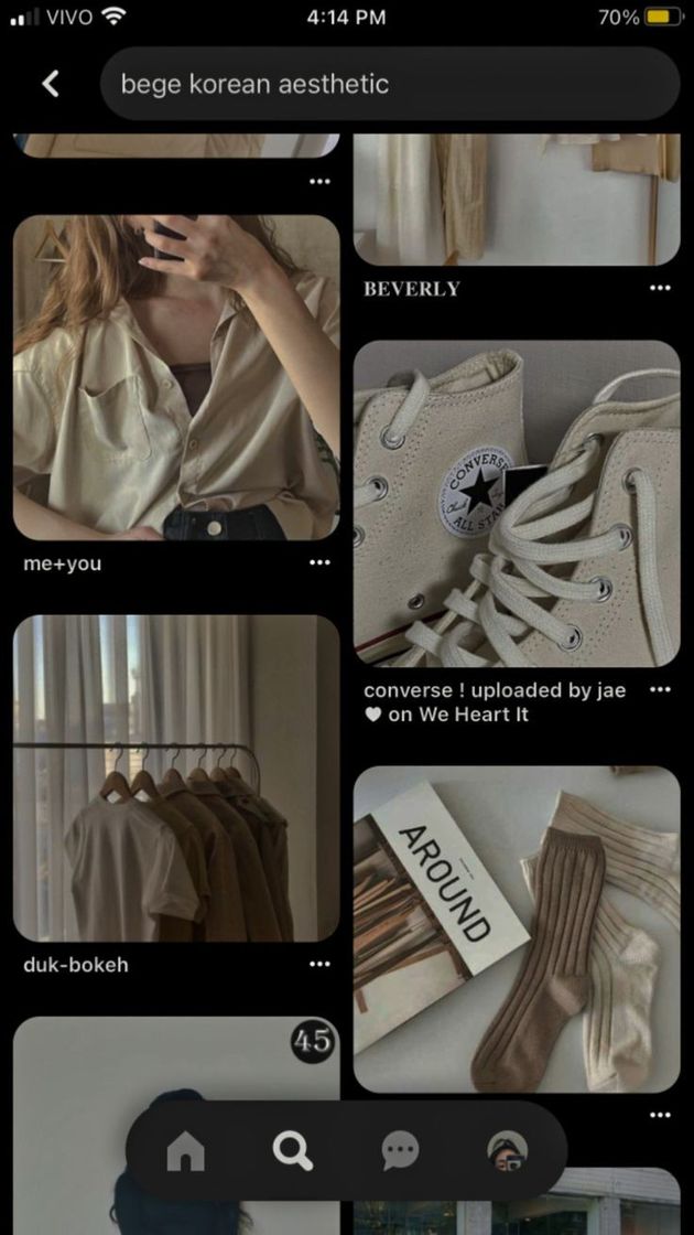 Social bege korean aesthetic