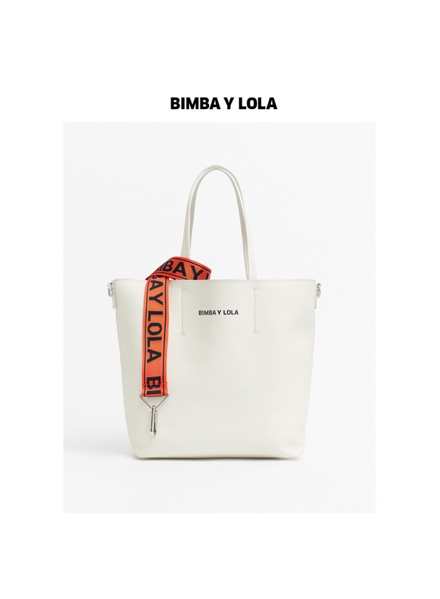 Productos Bolso de piel blanco Bimba y Lola