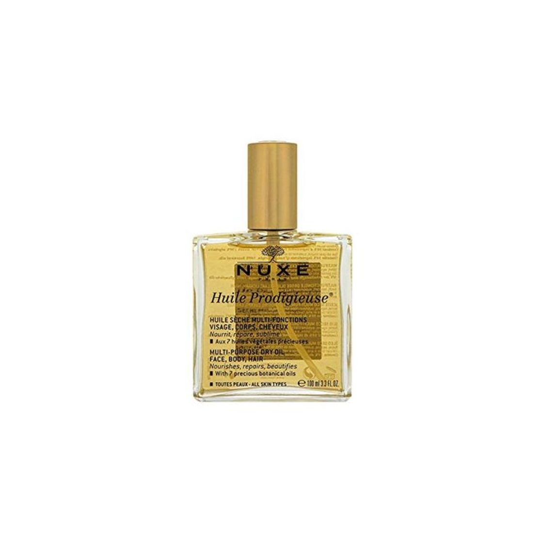 Social Nuxe - Aceite Seco Huile Prodigieuse para la piel y el pelo , 100ml