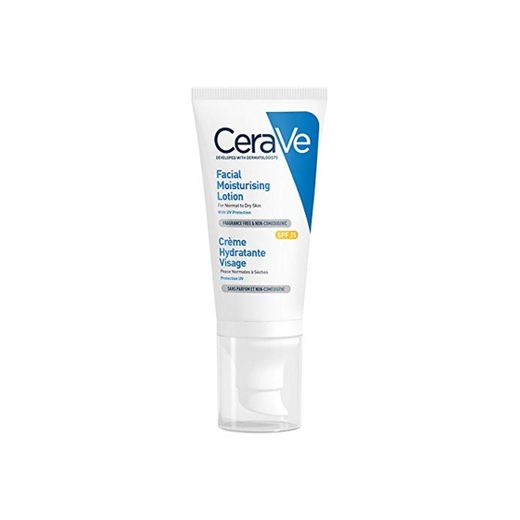 CERAVE CREAVE LOCION HIDRATANTE ROSTRO SPF 25 52ML FRAGANCE FREE