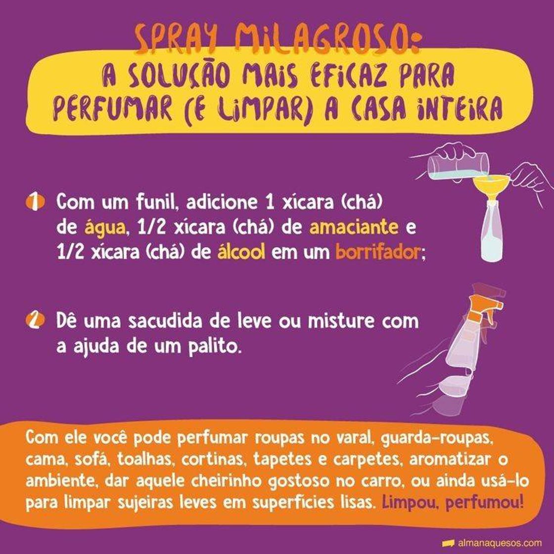 Moda Dica de limpeza