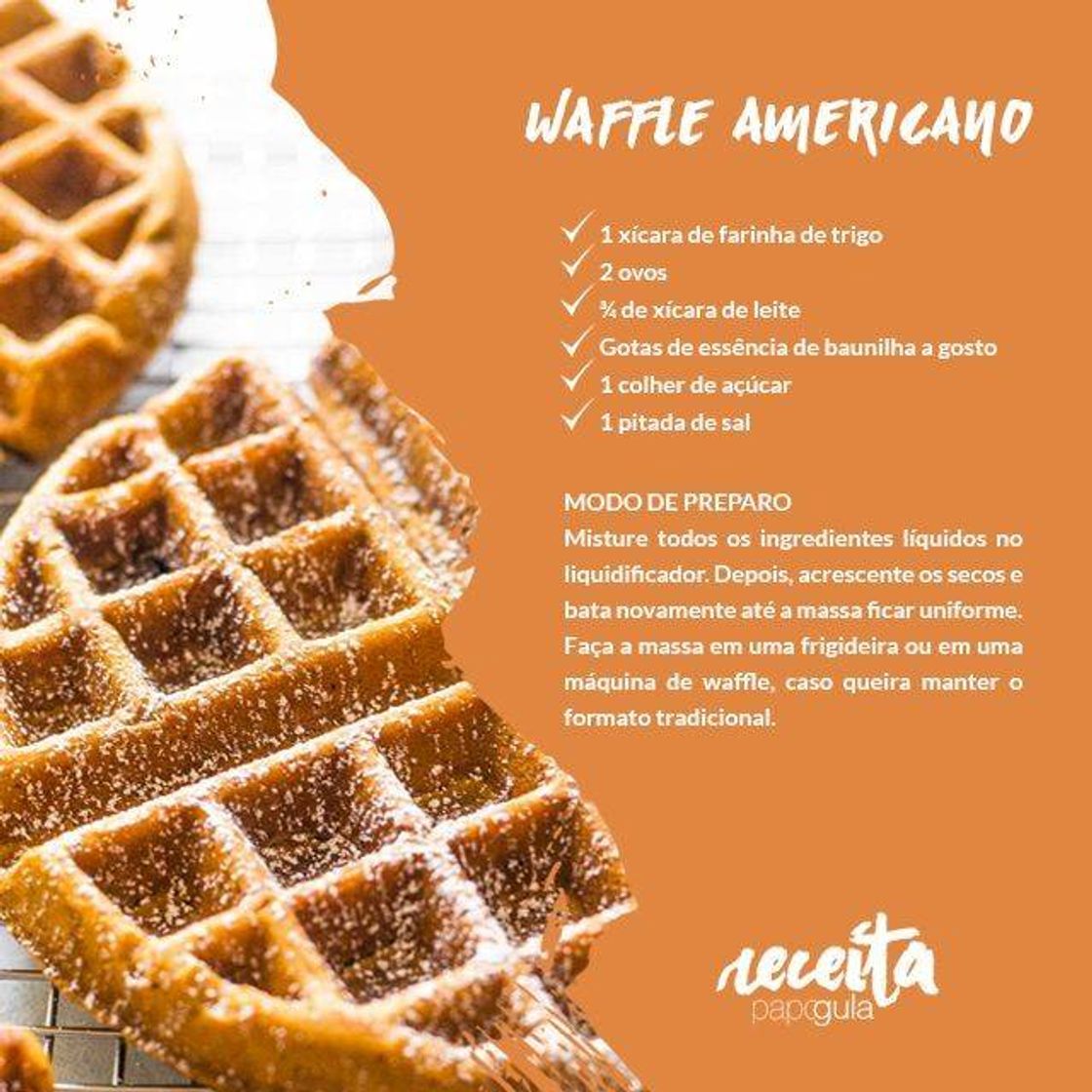 Moda Receita Naffle americano