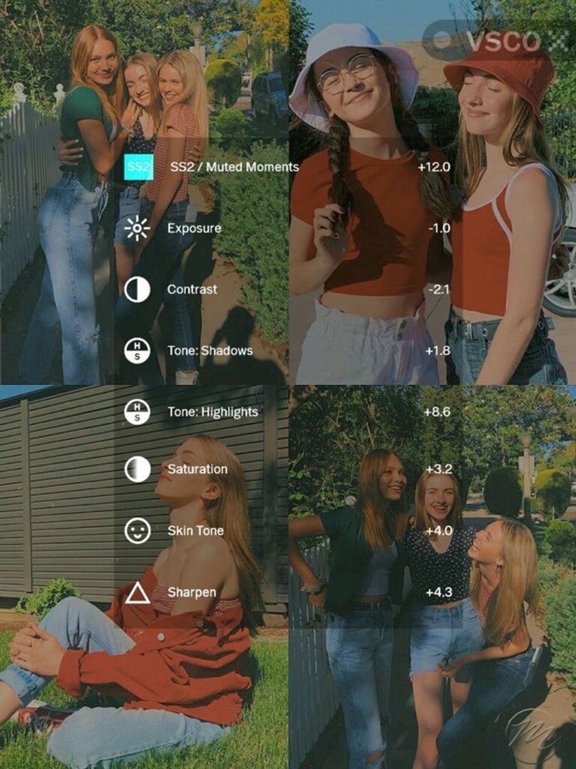 Moda Filtro VSCO 